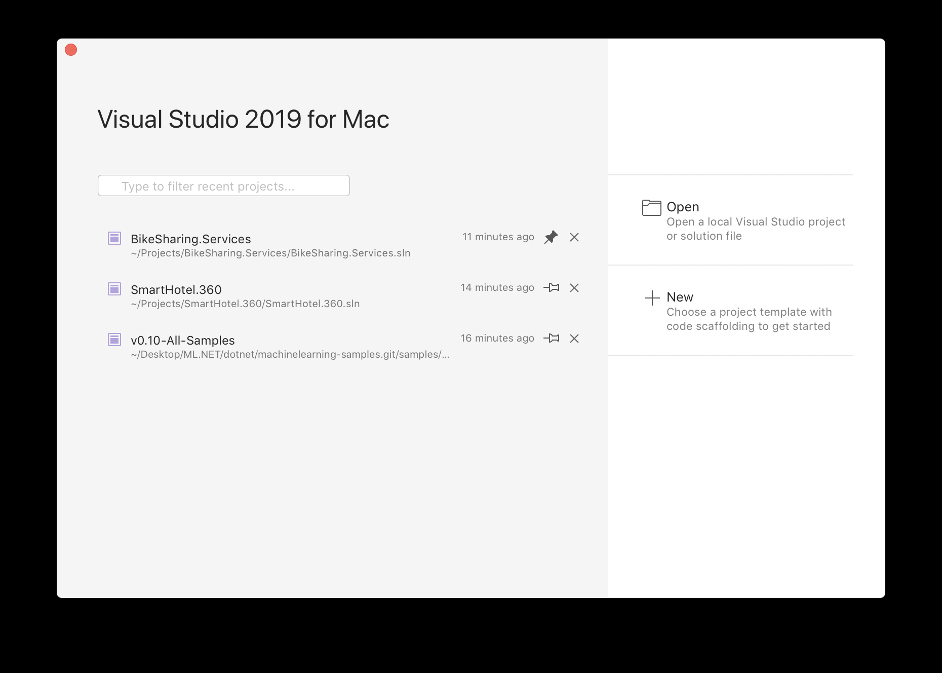 visual studio for mac folding